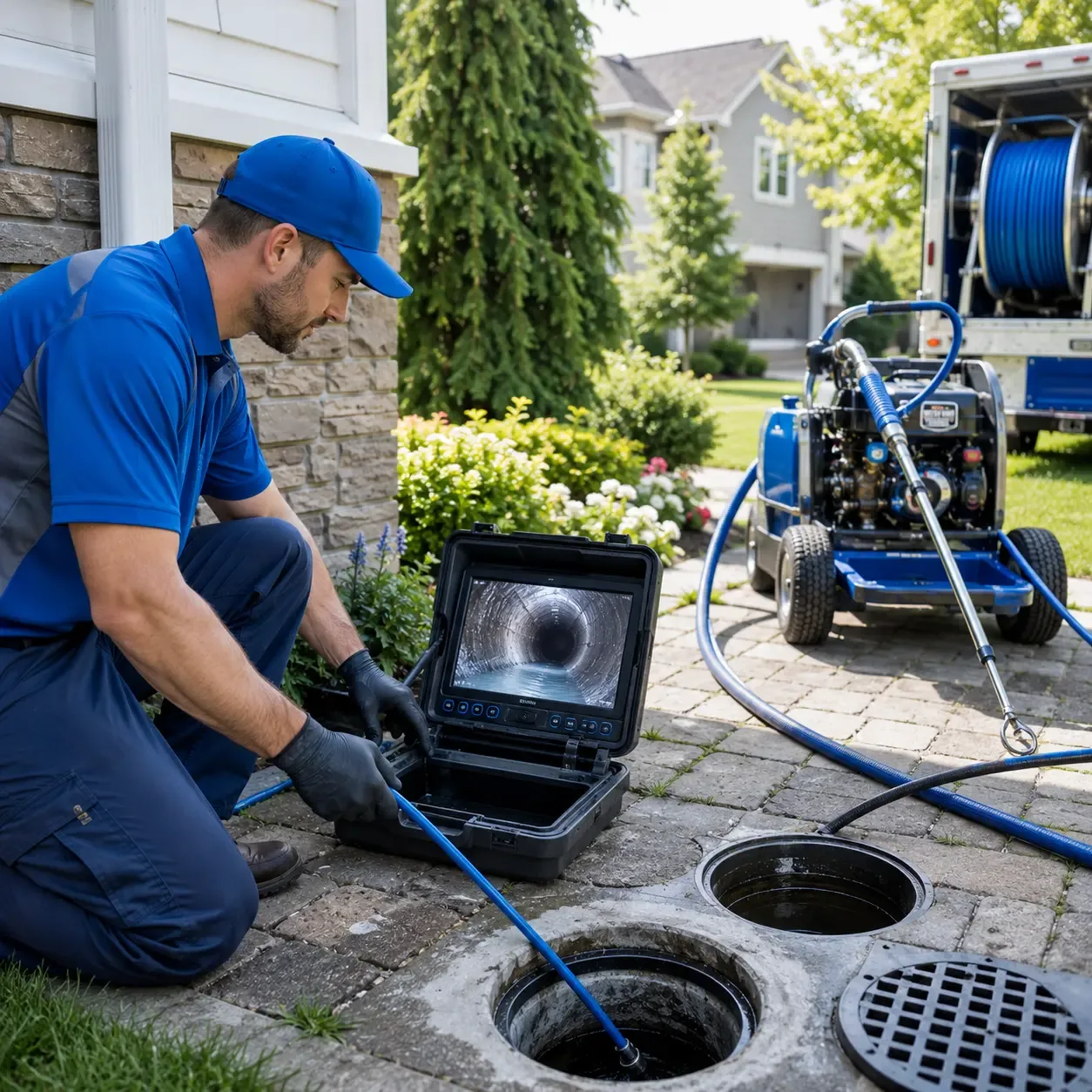 Outdoor drain cleaning professionals serving Muskegon Heights, MI